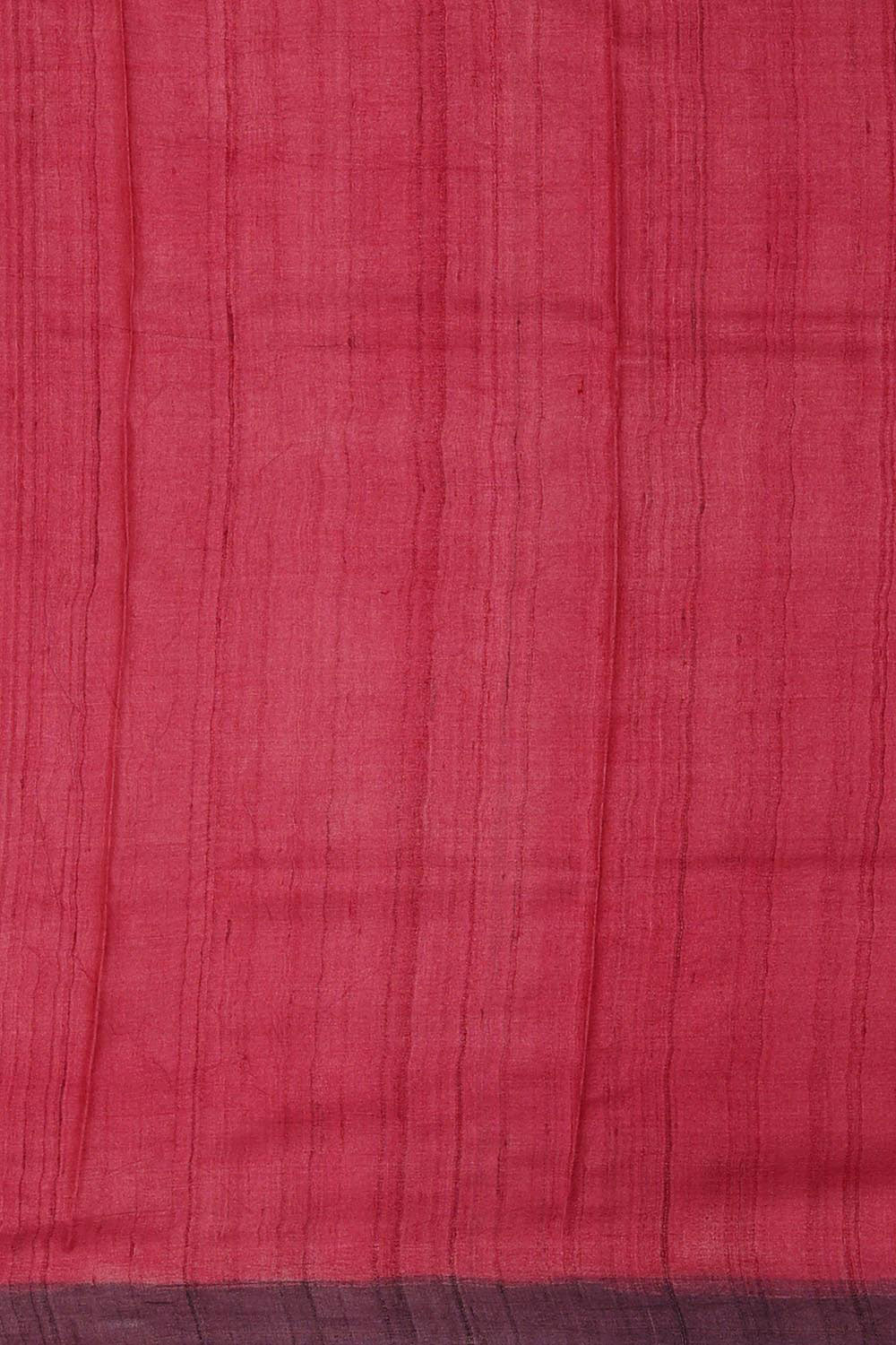 Image of Printed Tussar Silk Multicolour Saree
